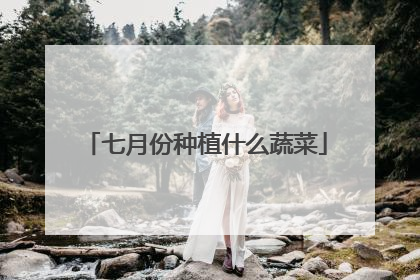七月份种植什么蔬菜
