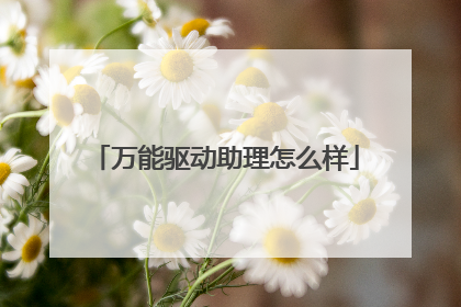 万能驱动助理怎么样