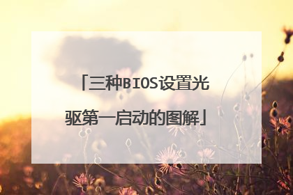 三种BIOS设置光驱第一启动的图解