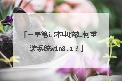 三星笔记本电脑如何重装系统win8.1?