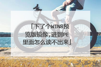 下了个WIN8预览版镜像,进到PE里面怎么读不出来