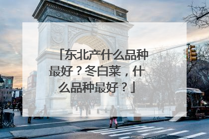 东北产什么品种最好?冬白菜,什么品种最好?