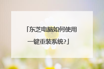 东芝电脑如何使用一键重装系统?