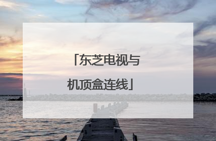 东芝电视与机顶盒连线