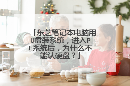 东芝笔记本电脑用U盘装系统,进入PE系统后,为什么不能认硬盘?