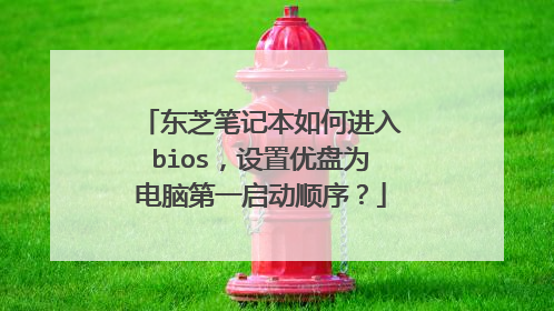 东芝笔记本如何进入bios,设置优盘为电脑第一启动顺序?
