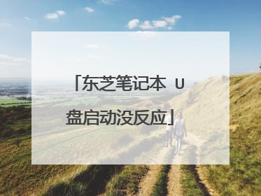 东芝笔记本 U盘启动没反应