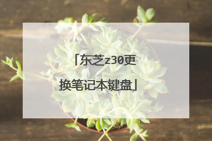 东芝z30更换笔记本键盘