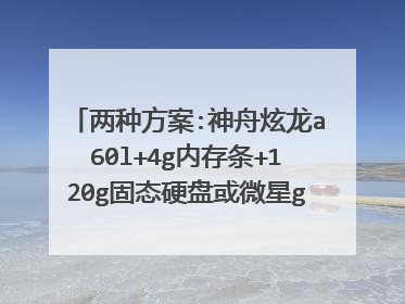 两种方案:神舟炫龙a60l+4g内存条+120g固态硬盘或微星ge60系列+4g内存条都是5500