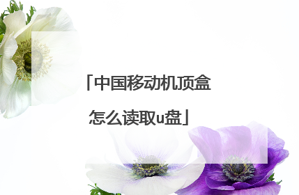 中国移动机顶盒怎么读取u盘