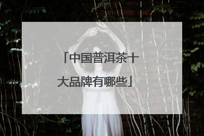 中国普洱茶十大品牌有哪些