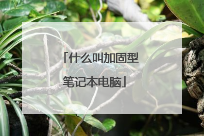 什么叫加固型笔记本电脑