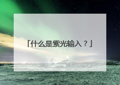 什么是紫光输入?