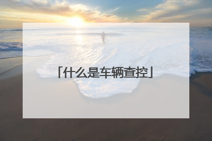 什么是车辆查控