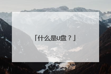 什么是U盘?