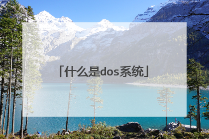 什么是dos系统
