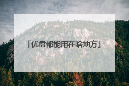 优盘都能用在啥地方