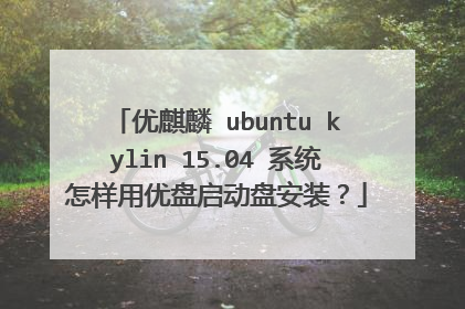 优麒麟 ubuntu kylin 15.04 系统怎样用优盘启动盘安装?