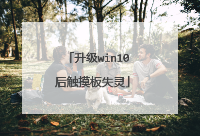 升级win10后触摸板失灵