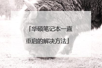 华硕笔记本一直重启的解决方法