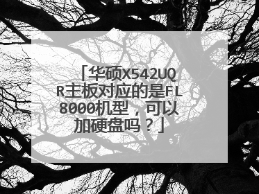 华硕X542UQR主板对应的是FL8000机型,可以加硬盘吗?