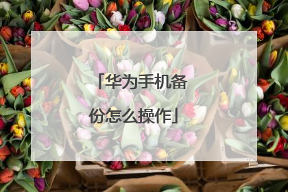 华为手机备份怎么操作