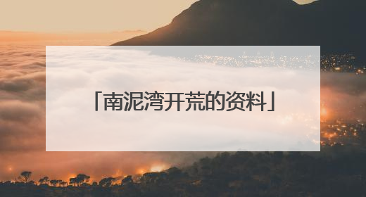 南泥湾开荒的资料