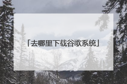 去哪里下载谷歌系统