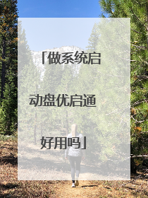做系统启动盘优启通好用吗