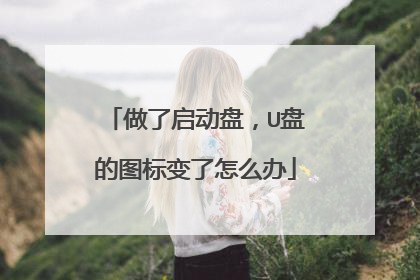做了启动盘，U盘的图标变了怎么办