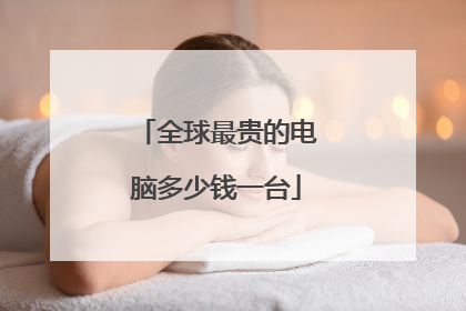 全球最贵的电脑多少钱一台