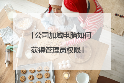 公司加域电脑如何获得管理员权限