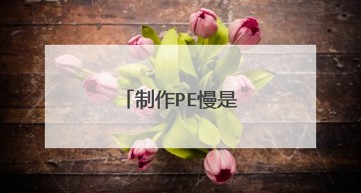 制作PE慢是什么原因?