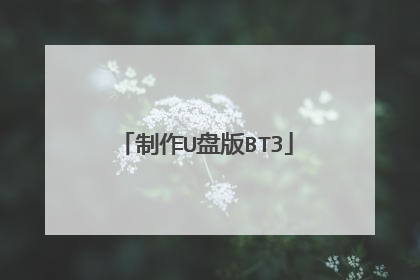 制作U盘版BT3