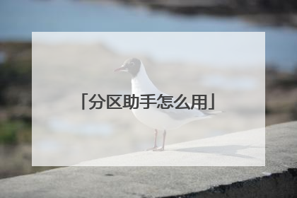 分区助手怎么用