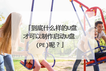到底什么样的U盘才可以制作启动U盘(PE)呢?