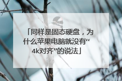 同样是固态硬盘,为什么苹果电脑就没有“4k对齐”的说法