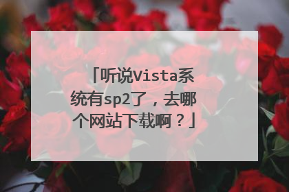 听说Vista系统有sp2了,去哪个网站下载啊?
