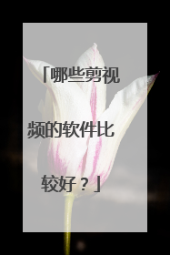 哪些剪视频的软件比较好?