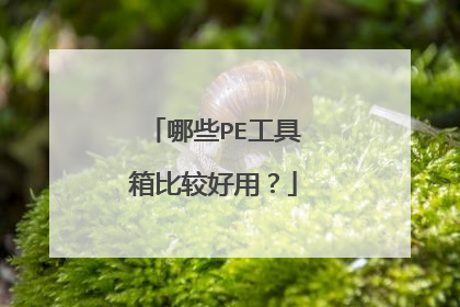 哪些PE工具箱比较好用？