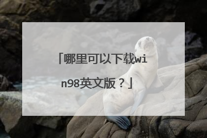 哪里可以下载win98英文版?