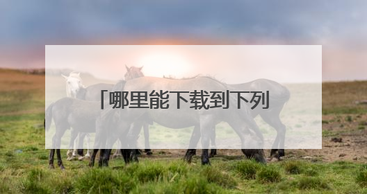 哪里能下载到下列启动盘的IMG或ISO镜像文件?