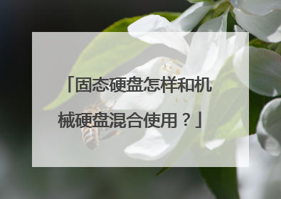 固态硬盘怎样和机械硬盘混合使用?