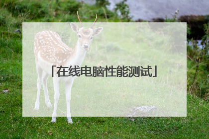 在线电脑性能测试