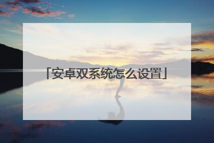 安卓双系统怎么设置