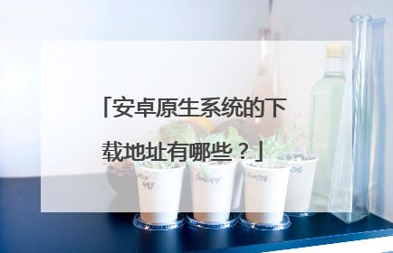 安卓原生系统的下载地址有哪些?