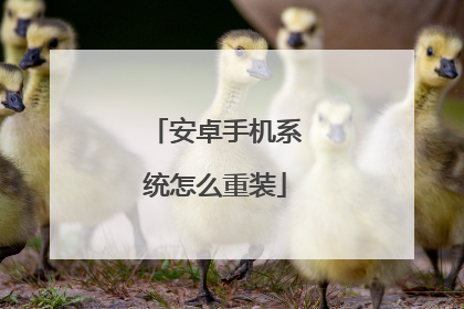 安卓手机系统怎么重装