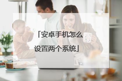 安卓手机怎么设置两个系统