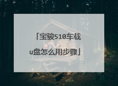 宝骏510车载u盘怎么用步骤