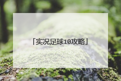 实况足球10攻略